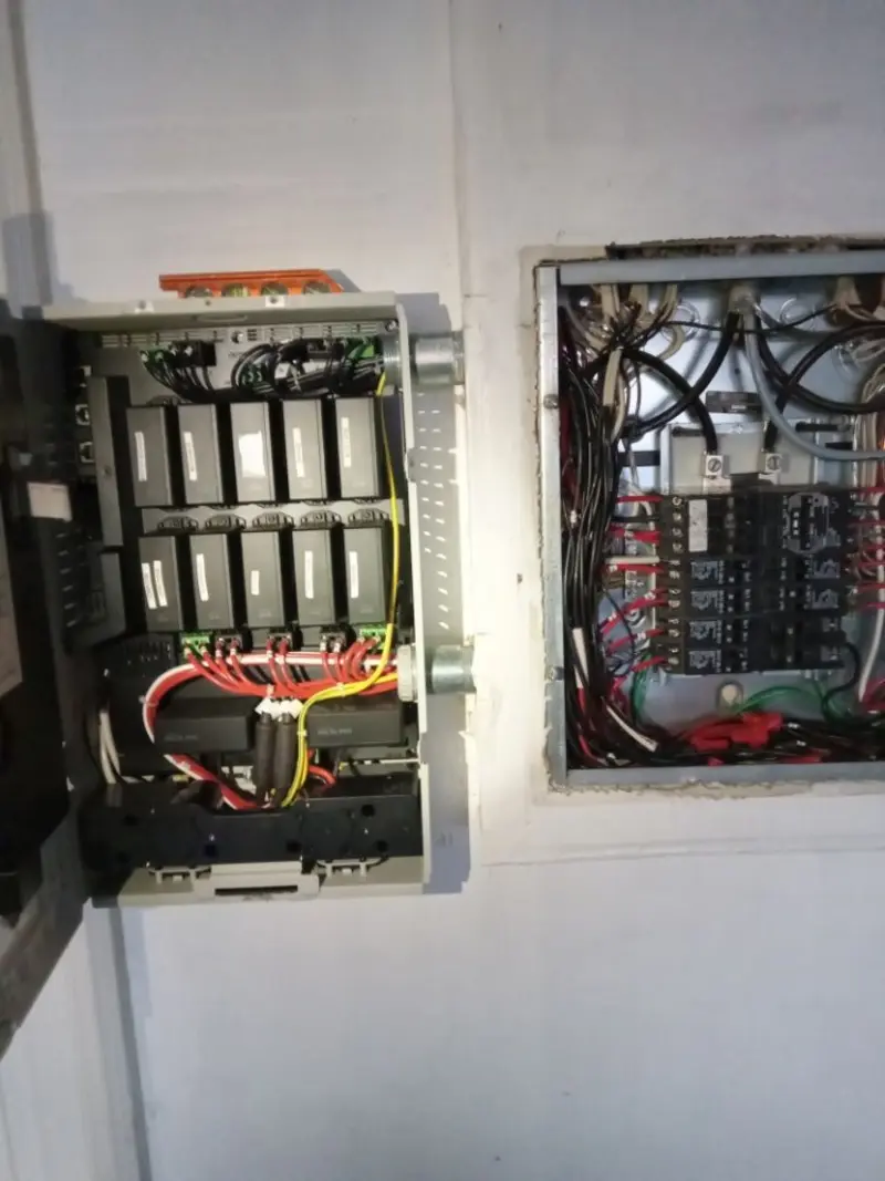 Electrical panel upgrade completed for Ring Doorbell Installation in Clemson